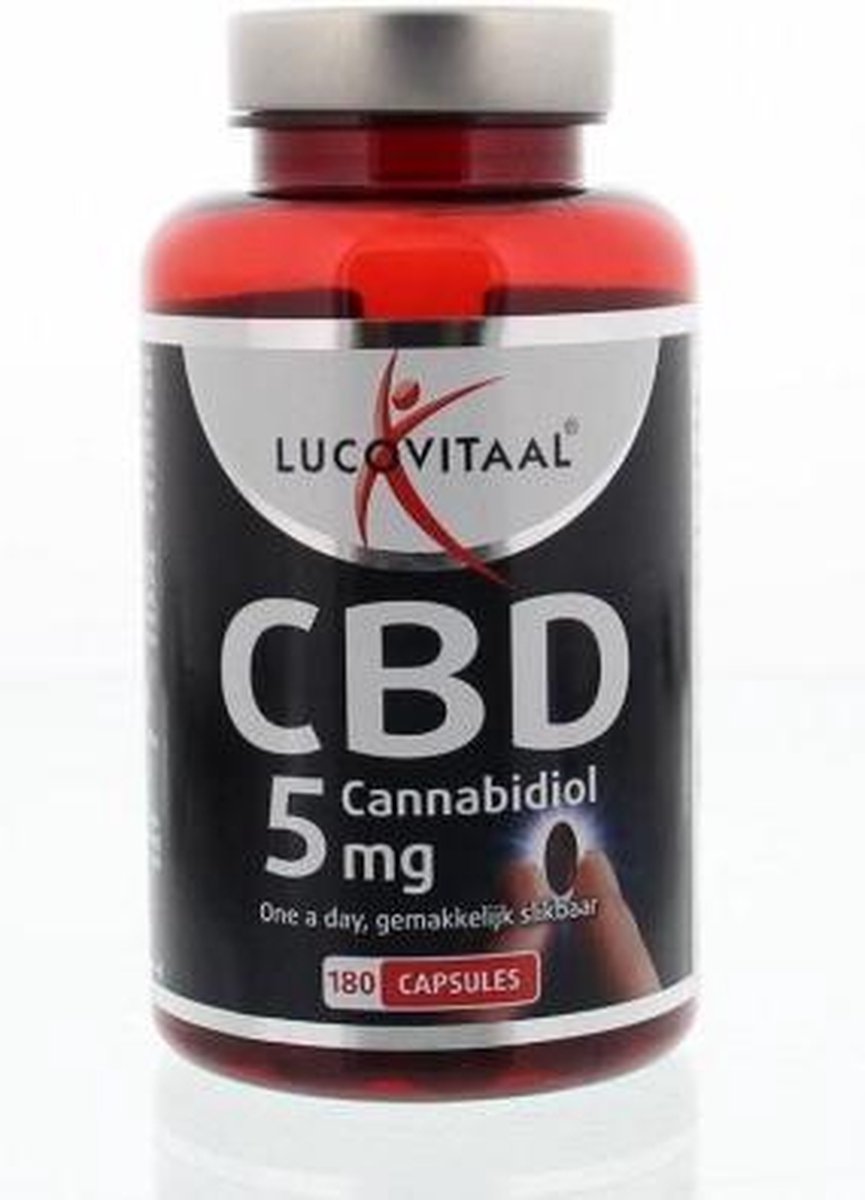 Lucovitaal CBD capsules 10 mg 100% PUUR - 5 mg Capsules