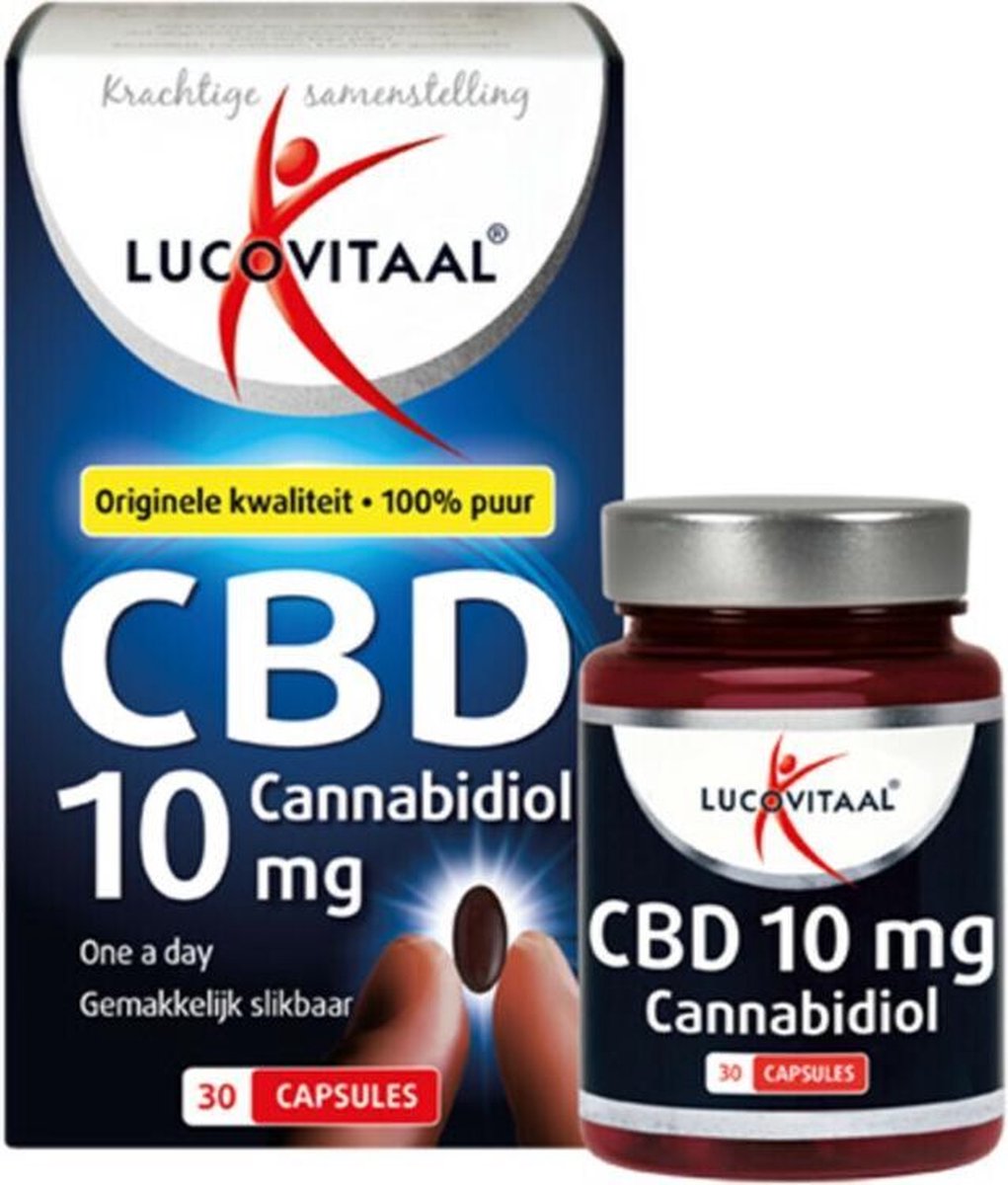 Lucovitaal CBD Capsules 100% PUUR - 10 mg