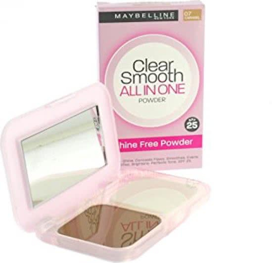 Maybelline Maybeline Clear Smooth - All In One Poeder 07 Caramel - SPF 25