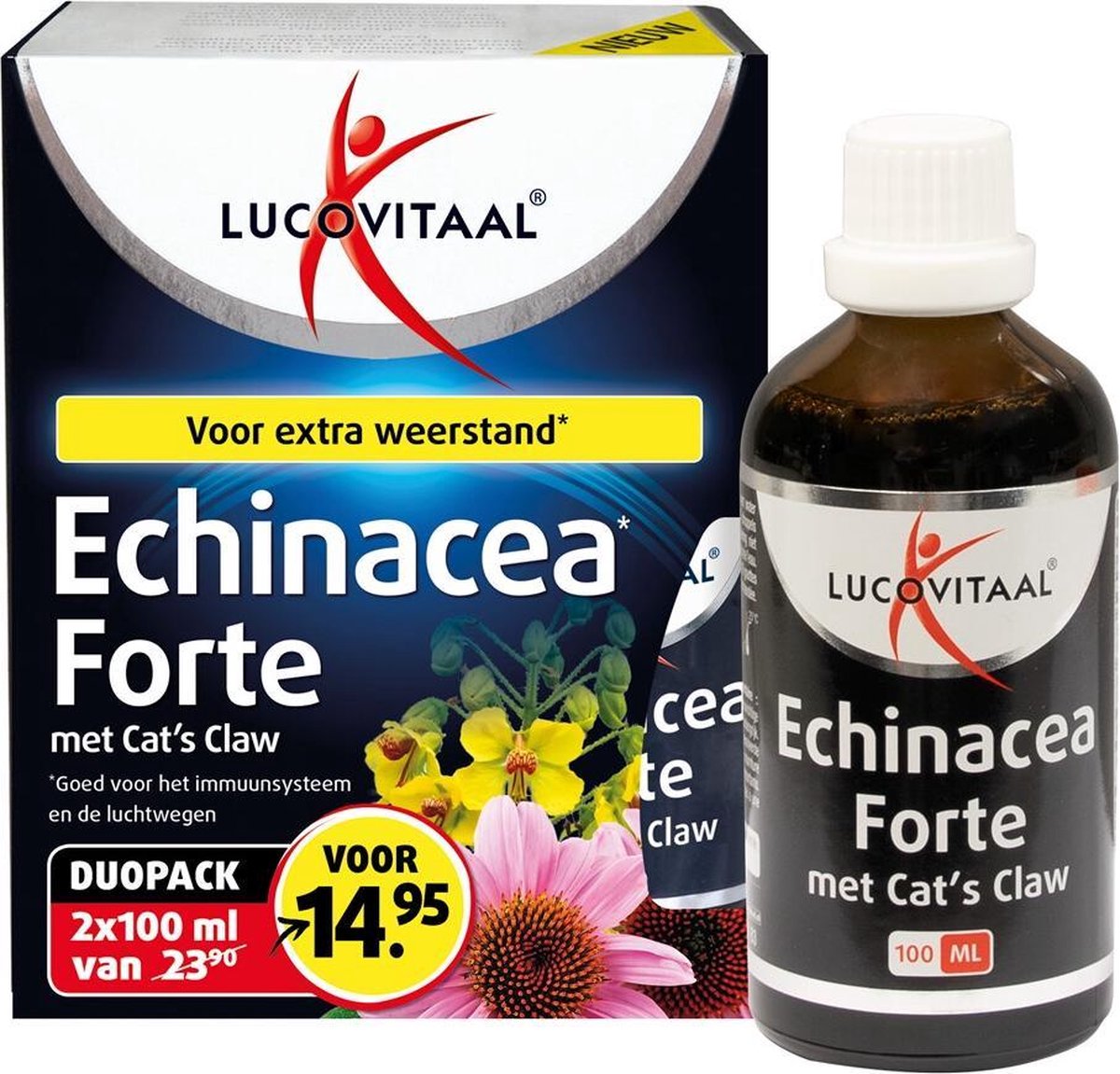 Lucovitaal - Weerstand en luchtwegen / Echinacea Forte - 2x 100 ml