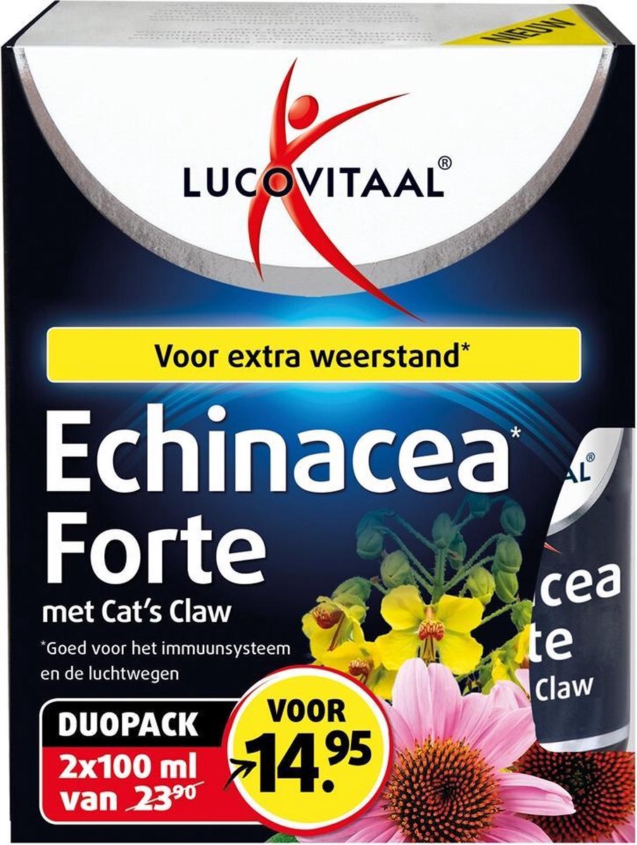 Lucovitaal - Weerstand en luchtwegen / Echinacea Forte - 2x 100 ml