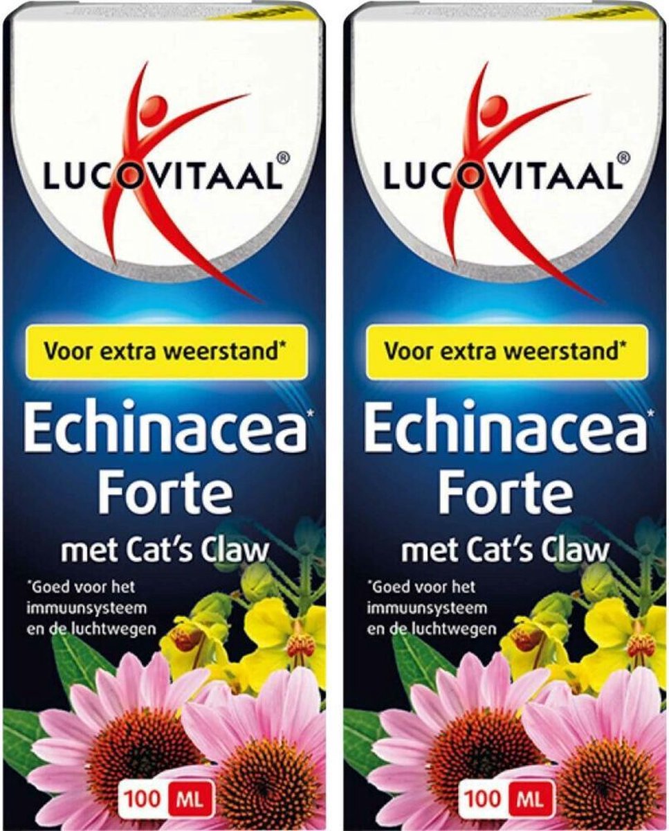 Lucovitaal - Weerstand en luchtwegen / Echinacea Forte - 2x 100 ml