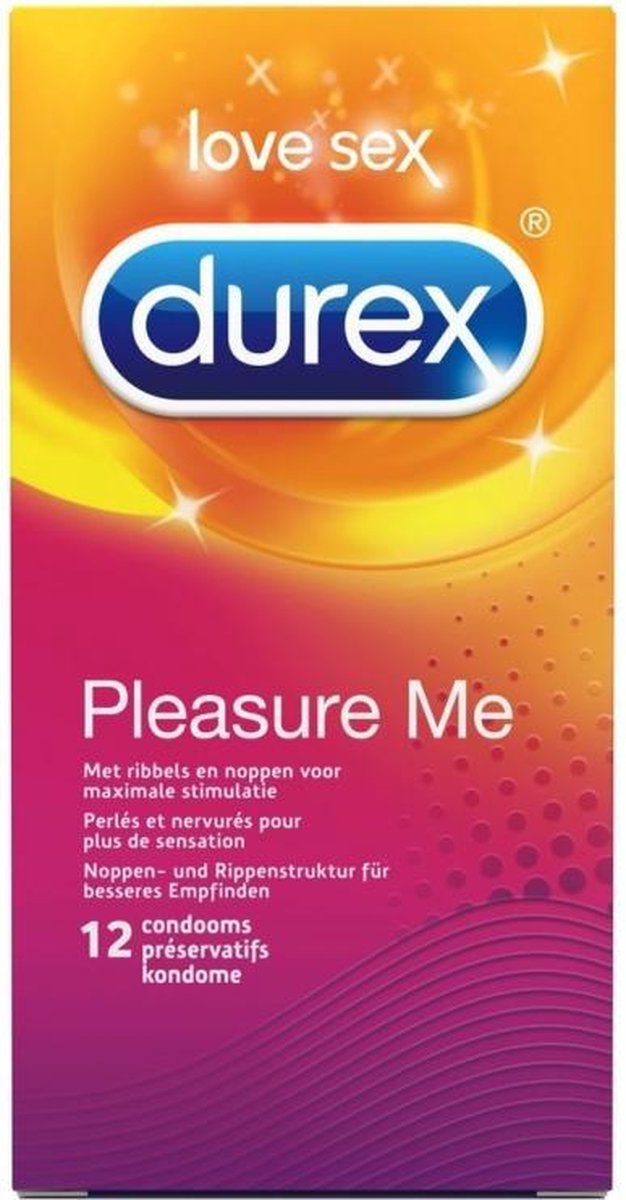 Durex Condooms - Pleasure Me 12st