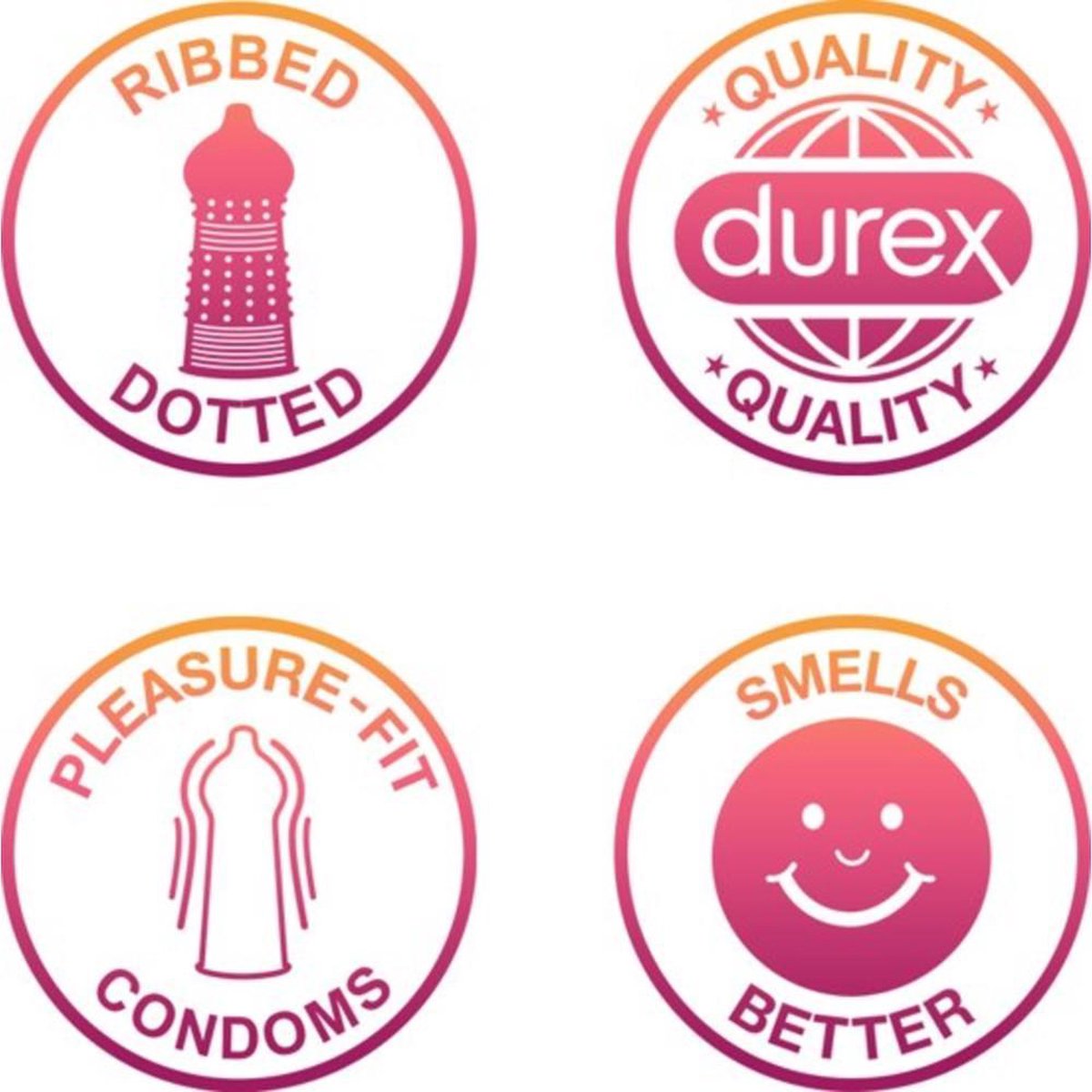 Durex Condooms - Pleasure Me 12st