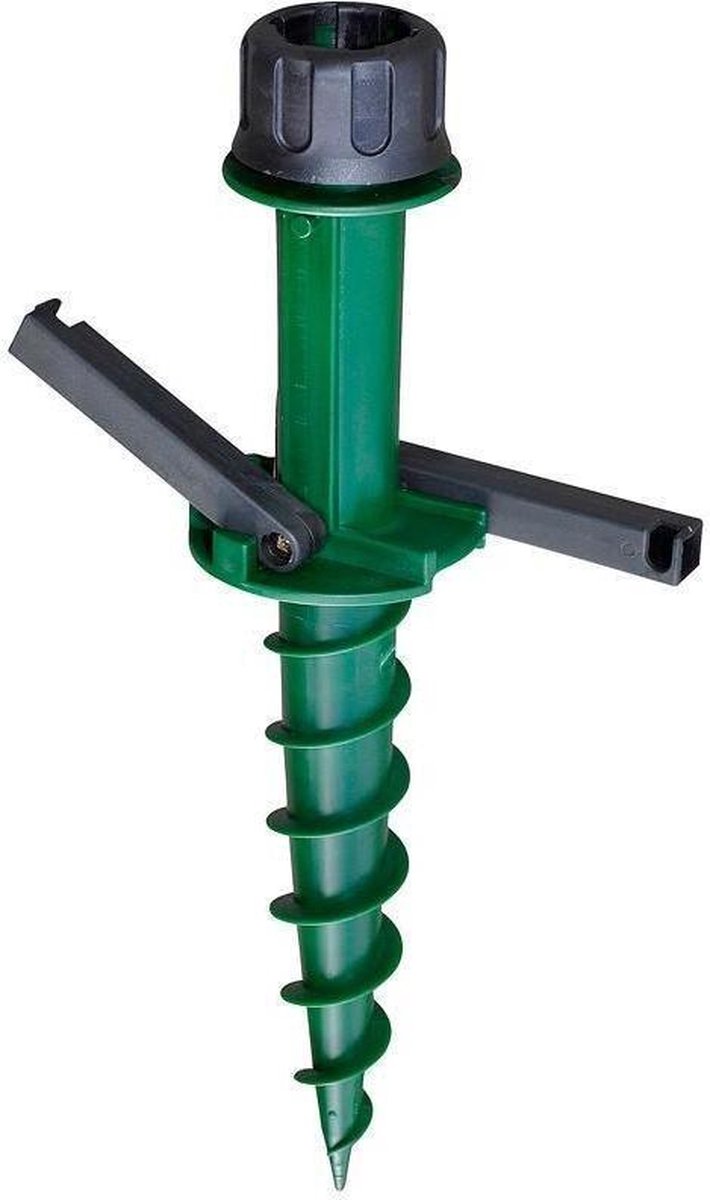 Excellent Houseware Progarden Parasol Standaard - Schroefmodel - Groen
