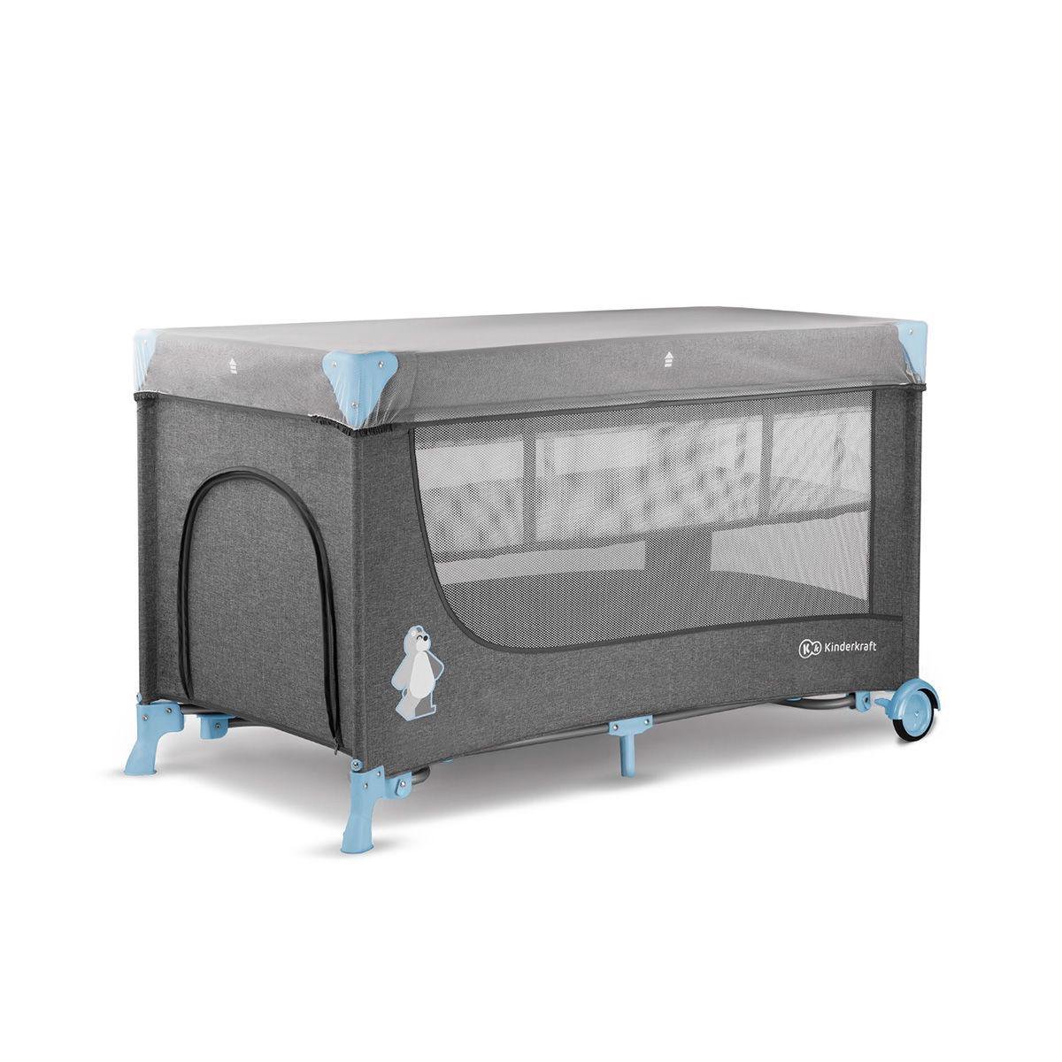 Kinderkraft Reiswieg / Campingbed - Joy met Accessoires - Blauw