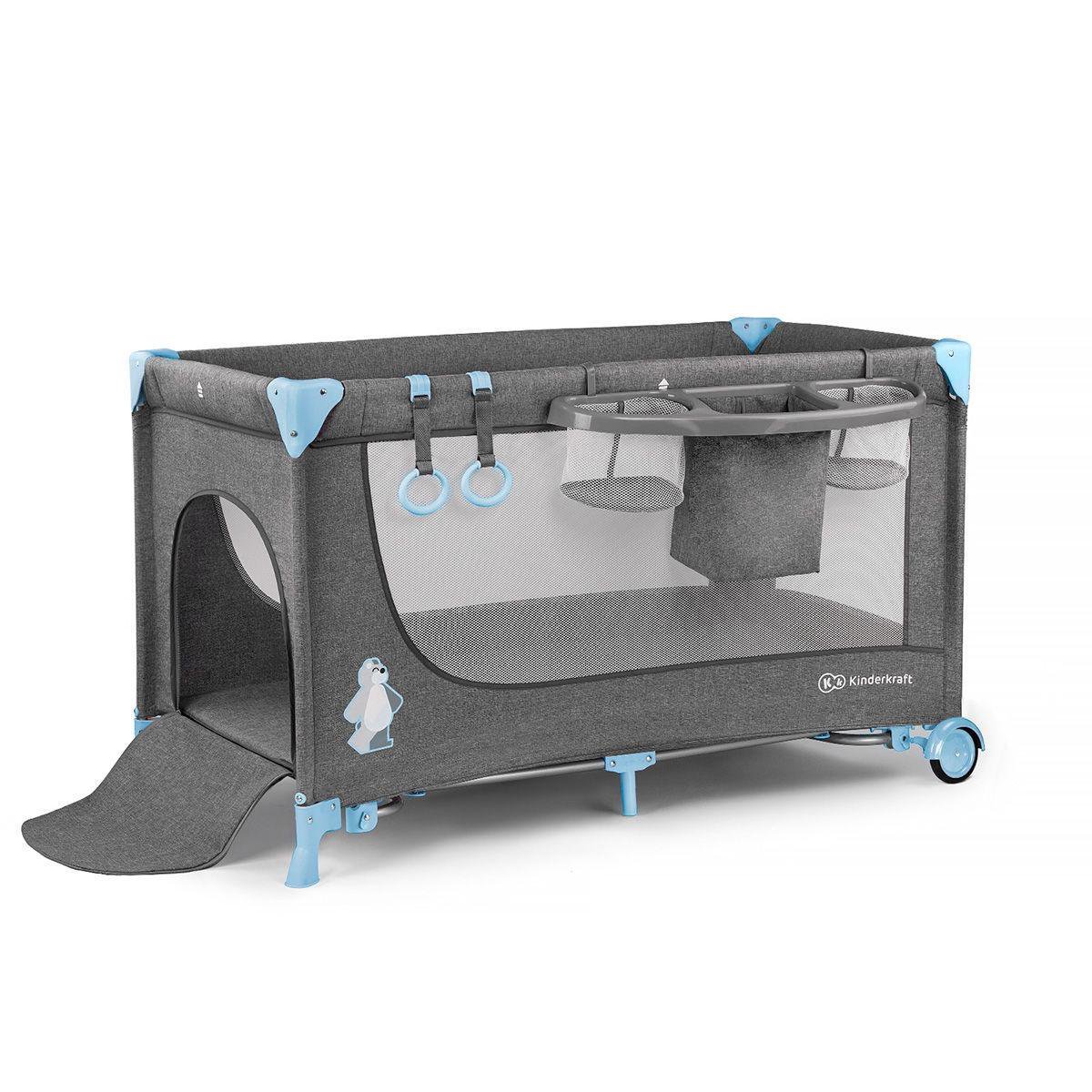 Kinderkraft Reiswieg / Campingbed - Joy met Accessoires - Blauw