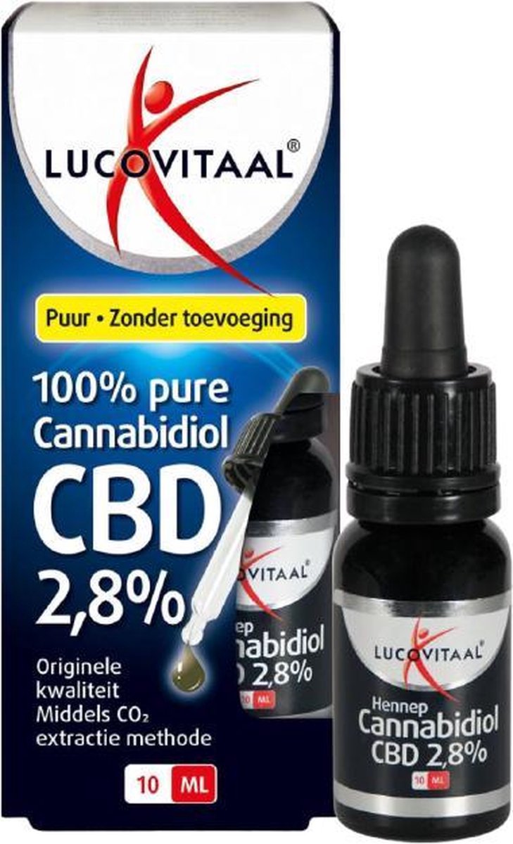 Lucovitaal CBD Hennepolie 2,8% 100% PUUR 10 ml
