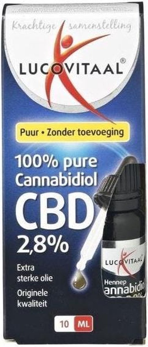 Lucovitaal CBD Hennepolie 2,8% 100% PUUR 10 ml