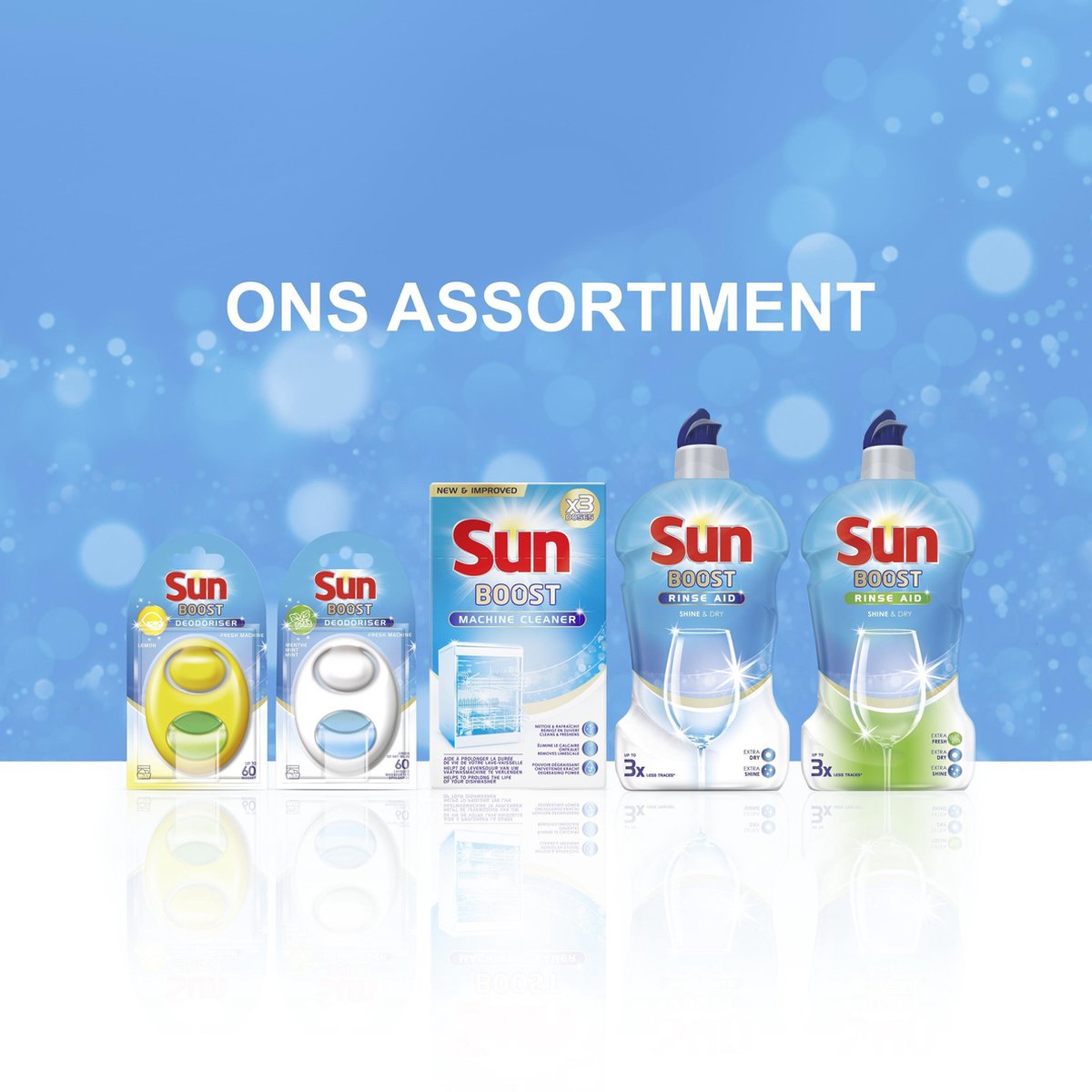 Sun Vaatwasmachinereiniger - 3x 40 gr.