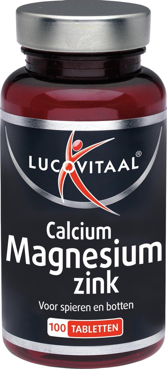 Lucovitaal Supplementen - Calcium Magnesium Zink - 100 tabletten