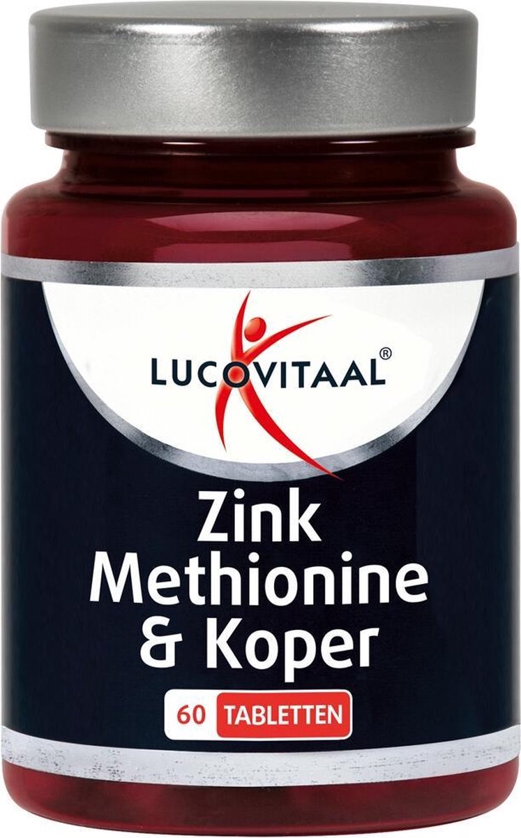 Lucovitaal Supplementen - Zink Methionine & Koper - 60 tabletten