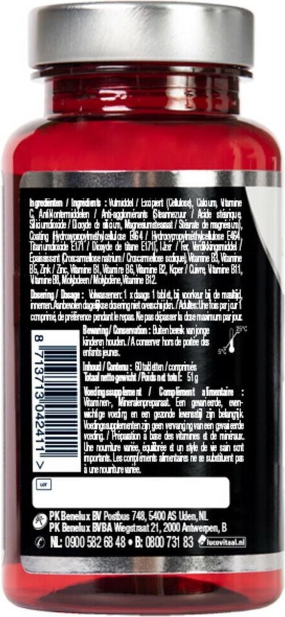 Lucovitaal - Sterk Ijzer Complex - 60 tabletten