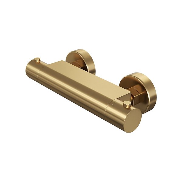 Brauer Gold Edition douchethermostaat messing geborsteld 5-GG-044 - Goud