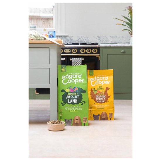 Edgard&Cooper Bio Organic Turkey Adult Kalkoen&Kip&Wortel - Hondenvoer - 7 kg Biologisch