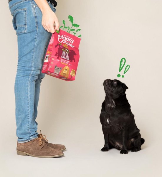 Edgard&Cooper Bio Organic Beef Adult Rund&Kip&Rode Biet - Hondenvoer - 700 g Biologisch