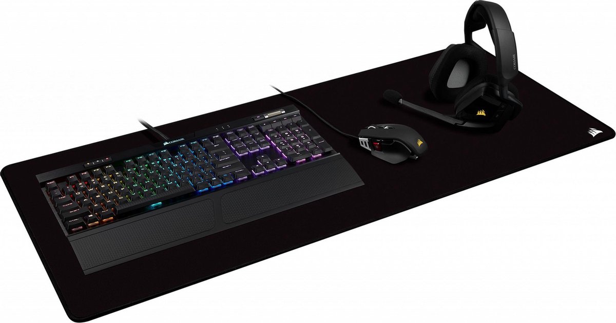 Corsair MM350 Pro Gaming Muismat Extended XL - Zwart