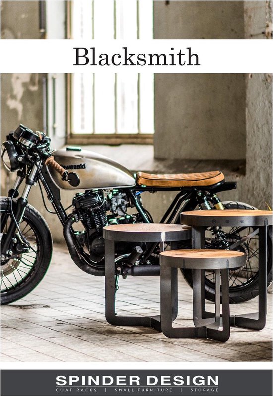 Trendhopper Kapstok Duke 5 haken staal - Zwart