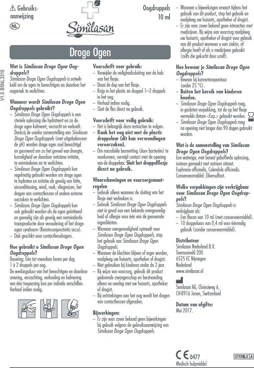 Similasan Oogdruppels Droge Ogen Extra Comfort