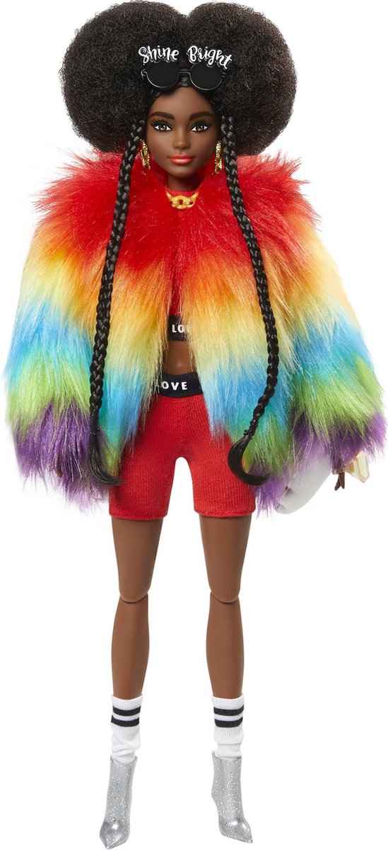 Barbie Extra Doll - Rainbow Coat