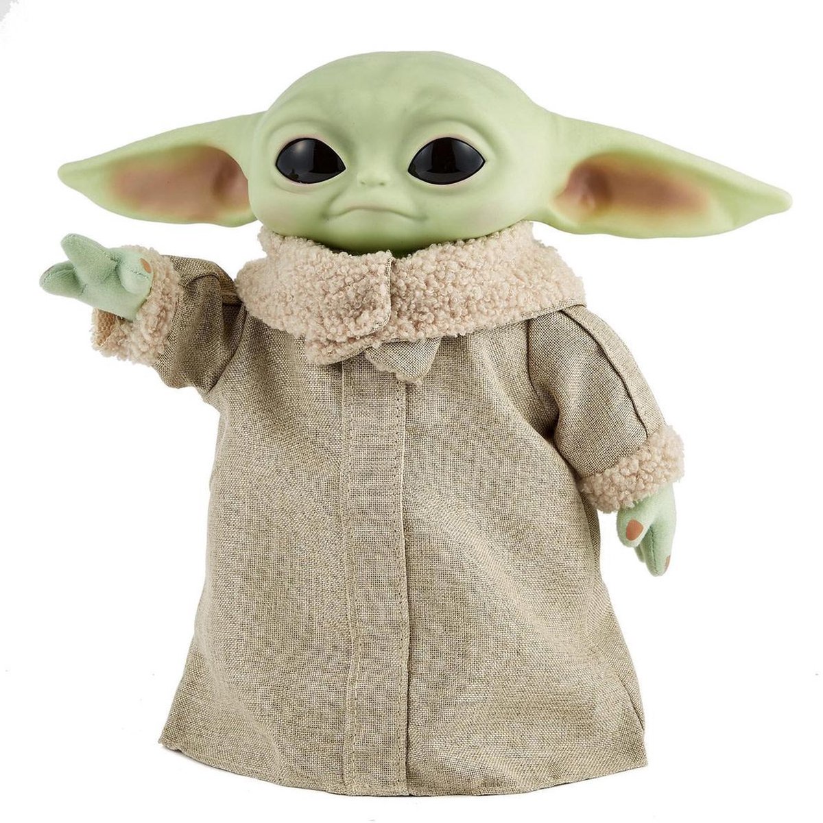 Mattel Star Wars The Mandalorian The Child Real Moves Plush - Groen