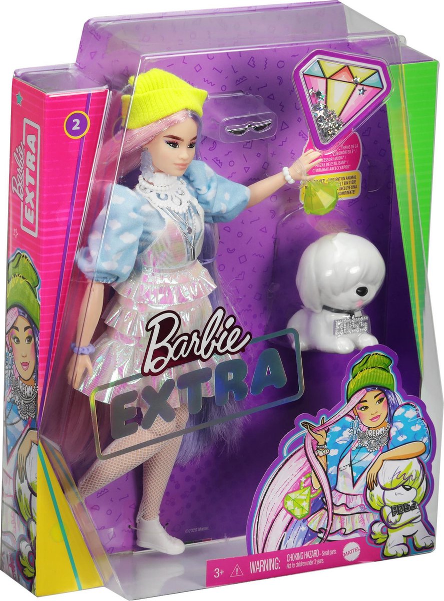 Barbie Extra Doll - Beanie