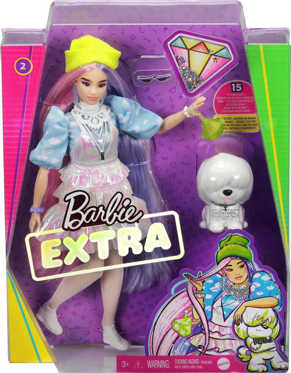 Barbie Extra Doll - Beanie