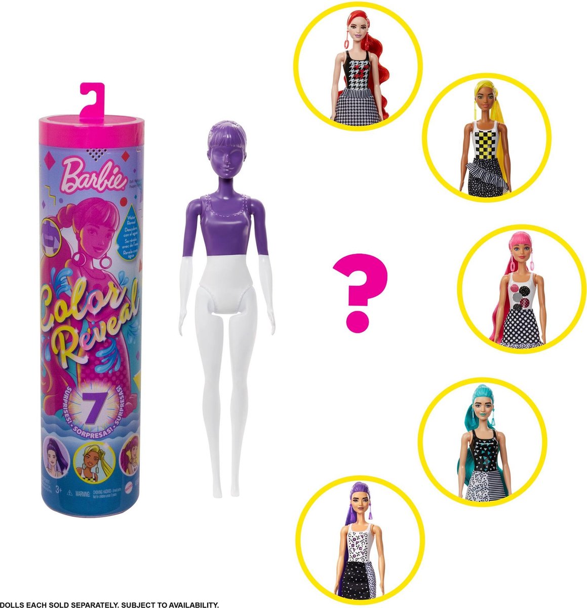 Barbie - Color Reveal - 3/1 Series