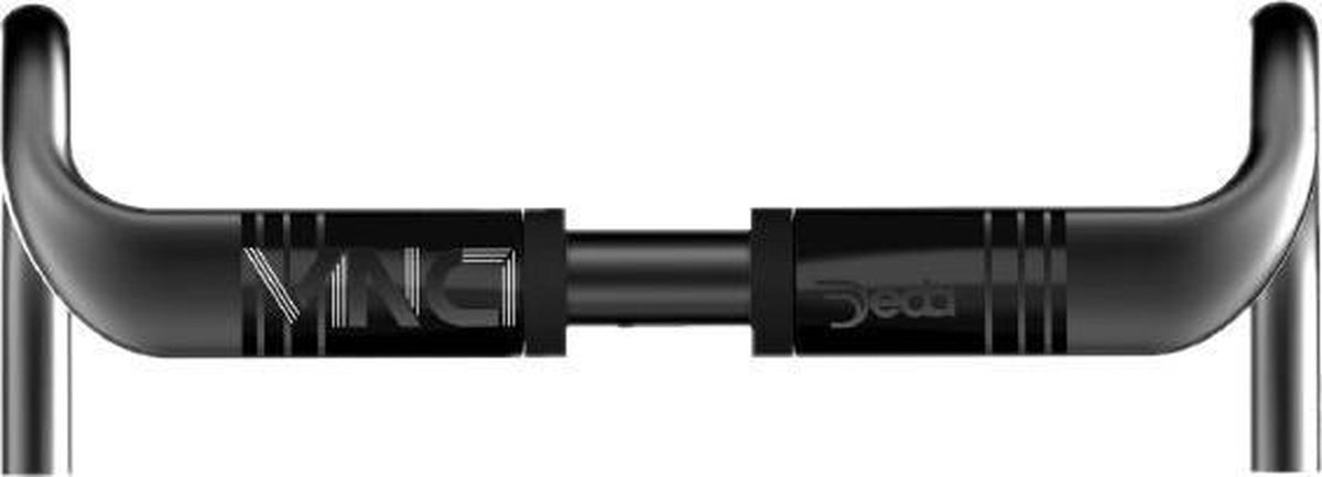 Deda stuur Vinci RHM 440/31,7 mm carbon/grijs - Zwart
