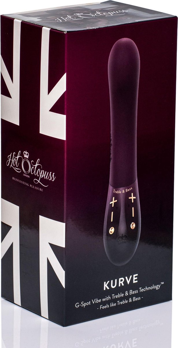 Hot Octopuss Kurve G-spot Vibrator - Plum - Paars