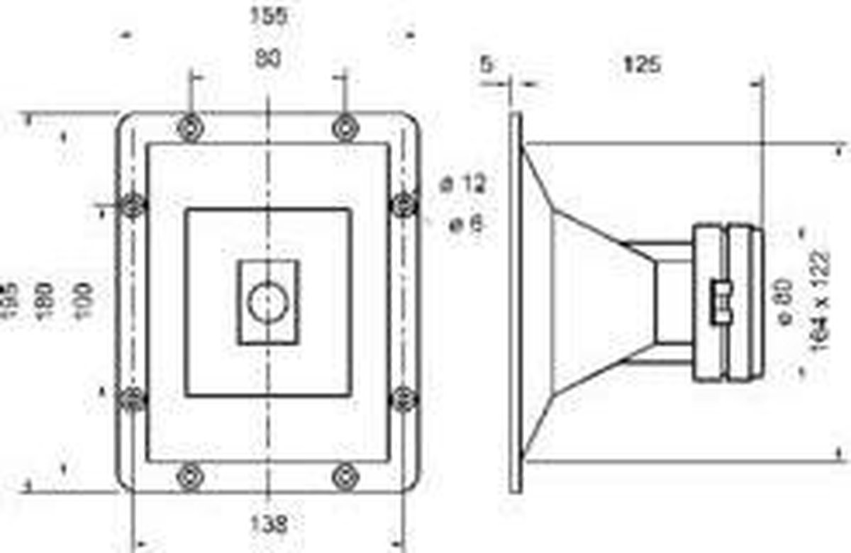 Visaton HTH 8.7 - 8 Ohm professionele CD-hoorn