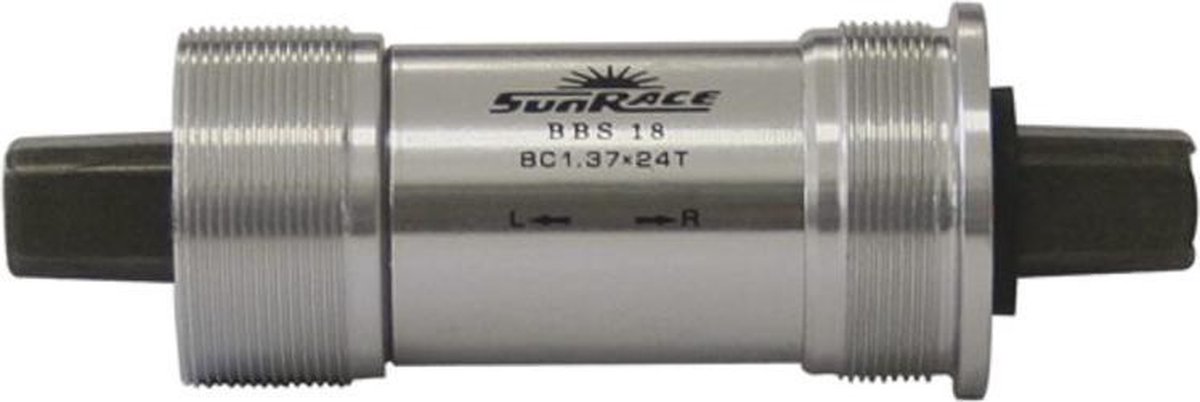 SunRace trapas spieloos alu cup 122 mm BSA zilver - Silver