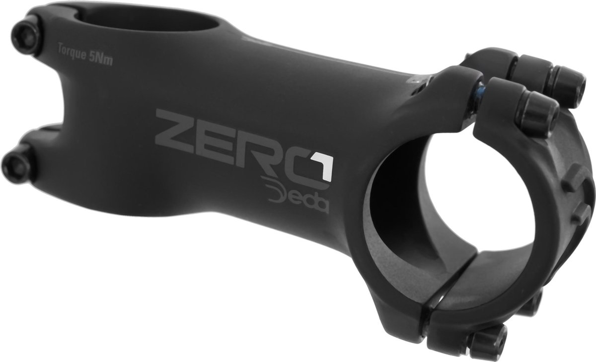 Deda stuurpen Zero1 100/31,7/28,6 mm 82° aluminium - Zwart