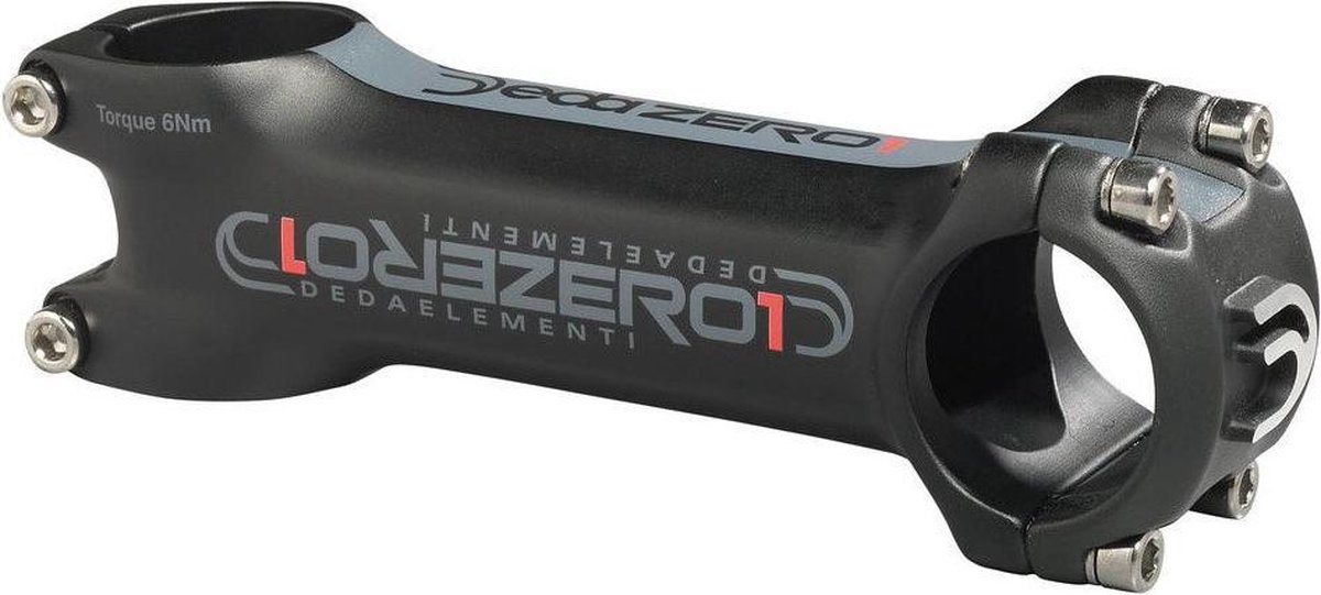 Deda stuurpen Zero1 100/31,7/28,6 mm 82° aluminium - Zwart