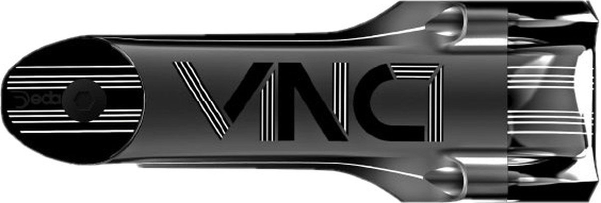 Deda stuurpen Vinci 130/31,7 mm aluminium - Zwart