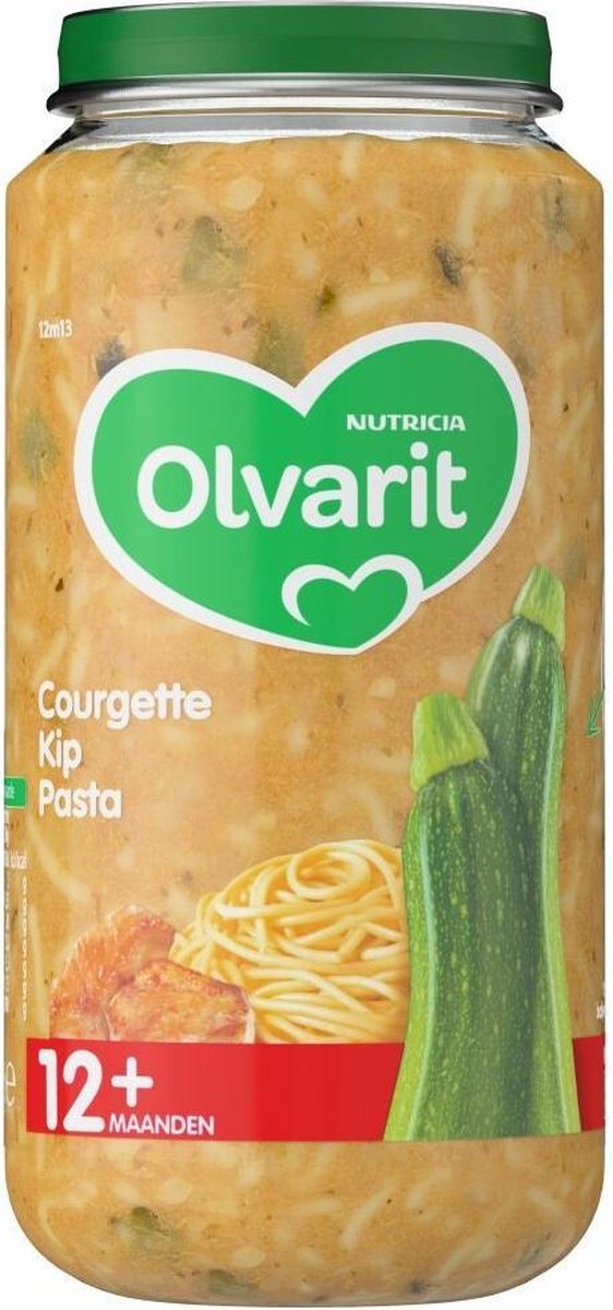 Olvarit 12m13 Courgette Kip Pasta 250gram