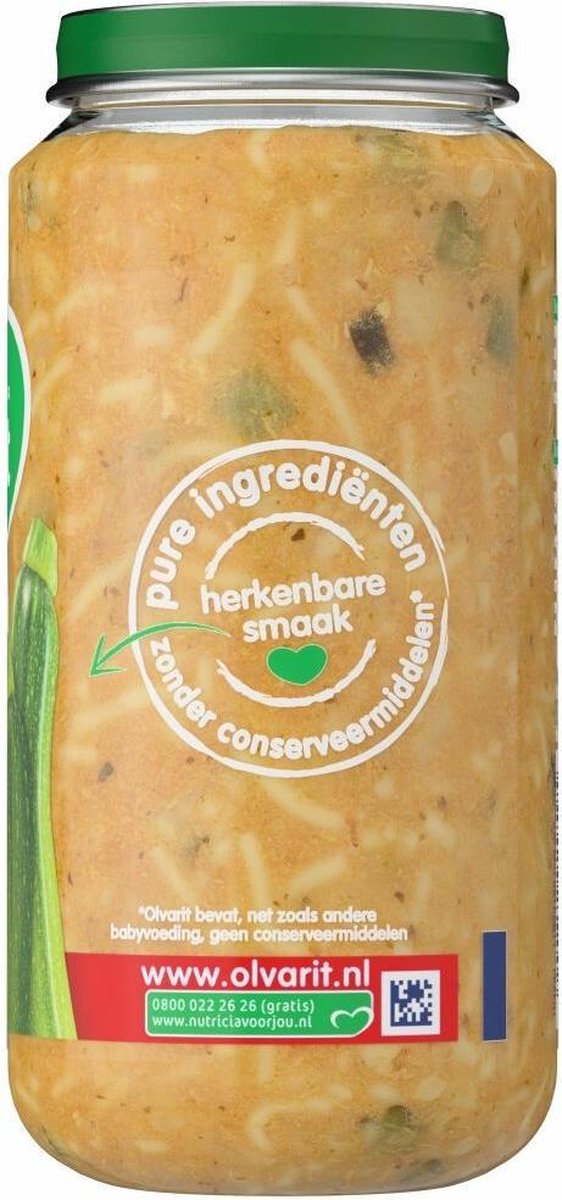 Olvarit 12m13 Courgette Kip Pasta 250gram