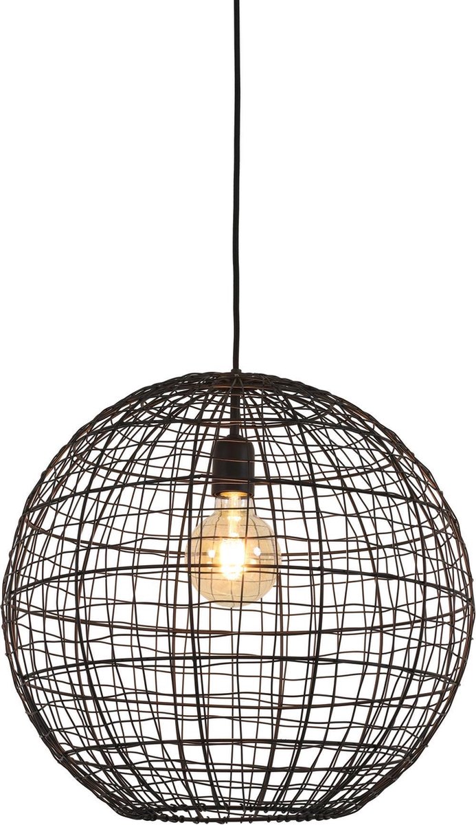 Light & Living Mirana Hanglamp Ø 46 cm - Zwart