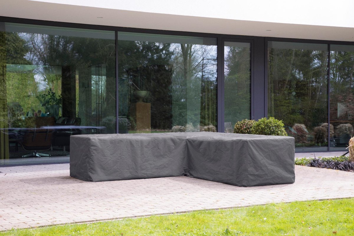 Winza Outdoor Covers Premium Loungesethoes L-vorm 300 - Grijs