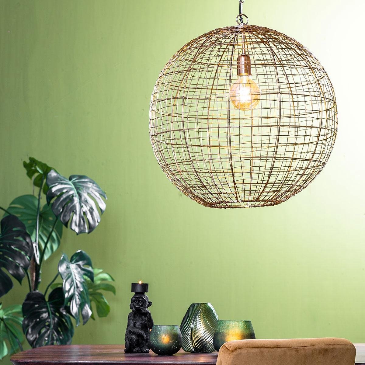 Trendhopper Light & Living Mirana Hanglamp Ø 55 cm - Goud