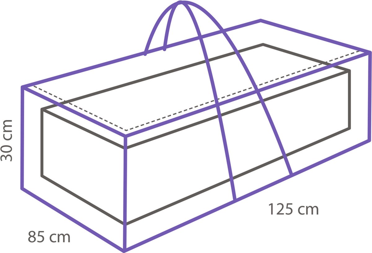 Winza Outdoor Covers Premium Pallet Kussentas - Grijs