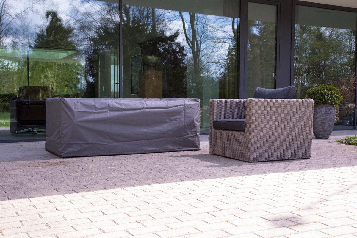 Winza Outdoor Covers Premium Beschermhoes Tafel tot 220 cm - Grijs