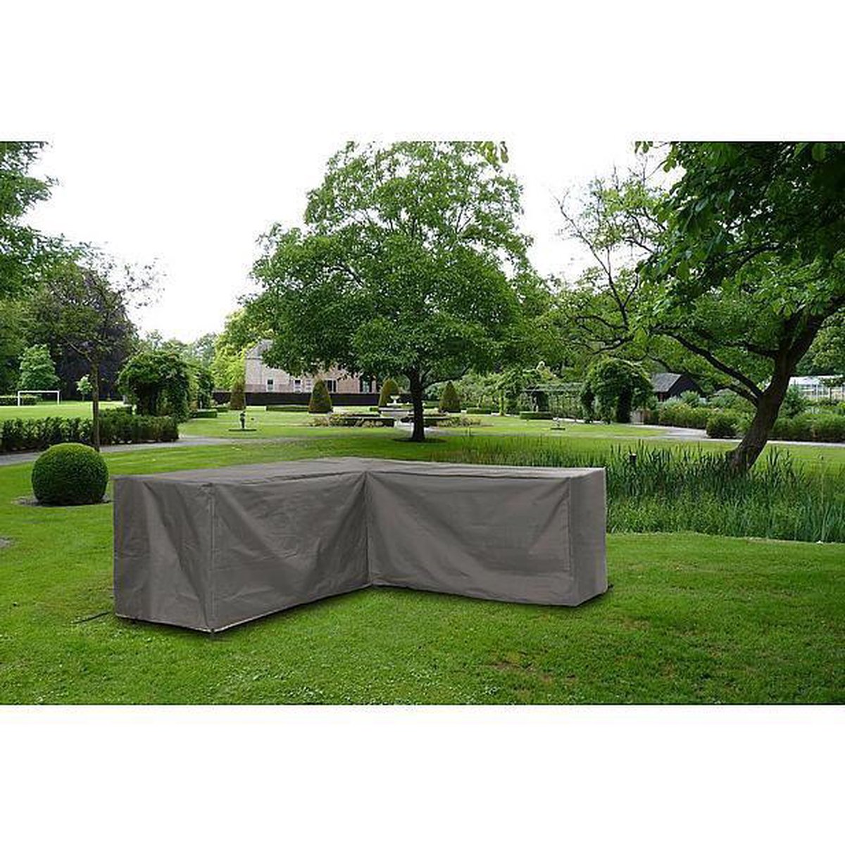 Winza Outdoor Covers Premium Loungesethoes L-vorm 215 - Grijs