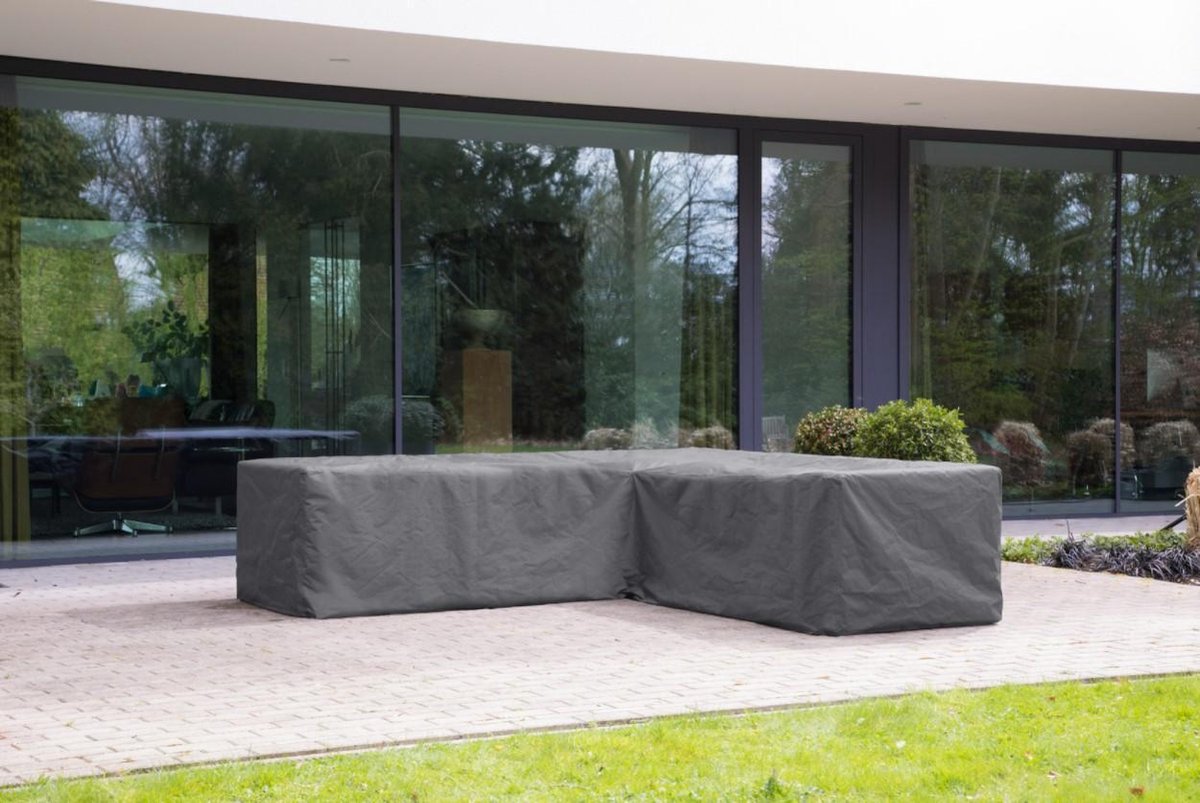 Winza Outdoor Covers Premium Loungesethoes L-vorm 215 - Grijs
