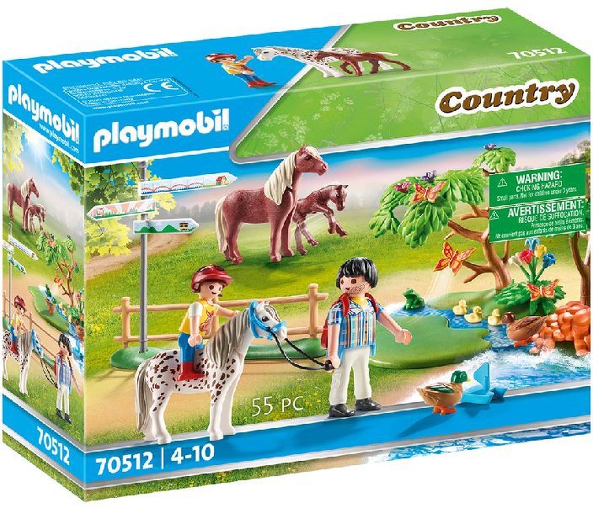 Playmobil Country Gelukkige ponyreis (70512)