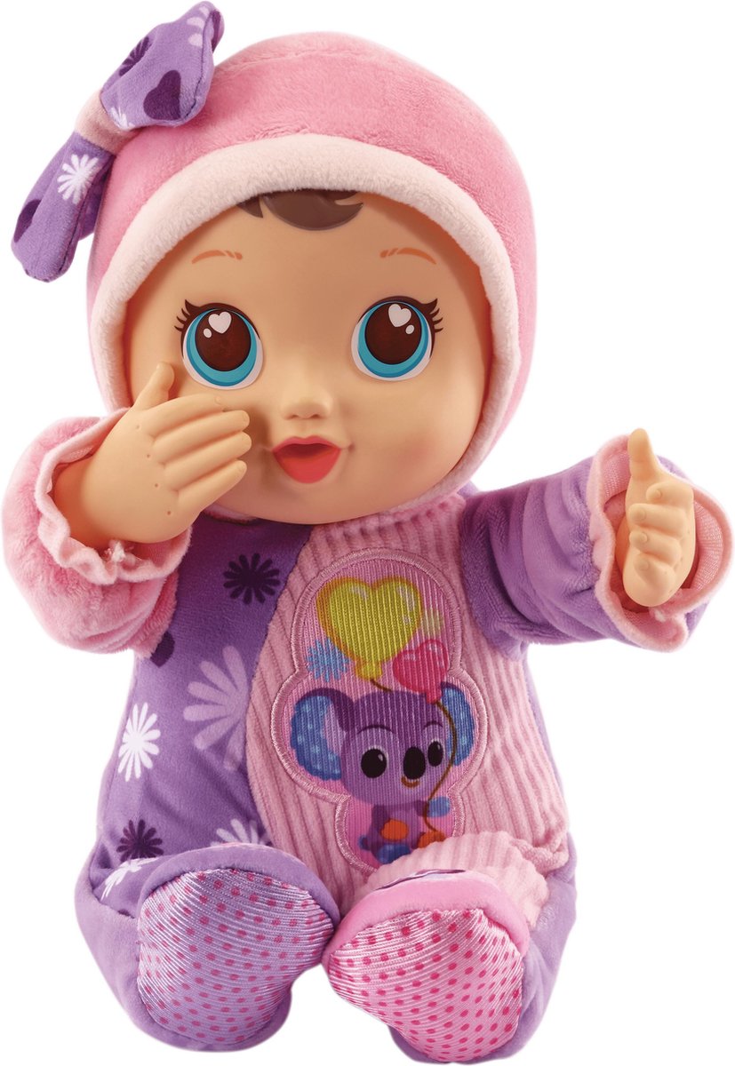 Vtech babypop Little Love Manou meisjes 33 cm/paars - Roze