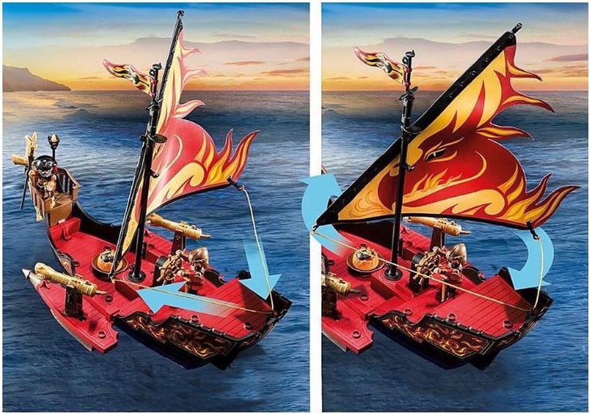 Playmobil Novelmore Burnham Raiders vuurschip (70641)