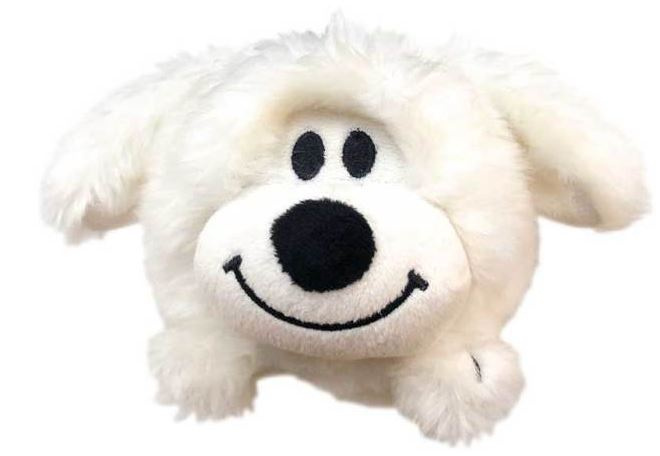 Studio 100 knuffelhond Samson en Marie Squeezy 20 cm pluche - Wit