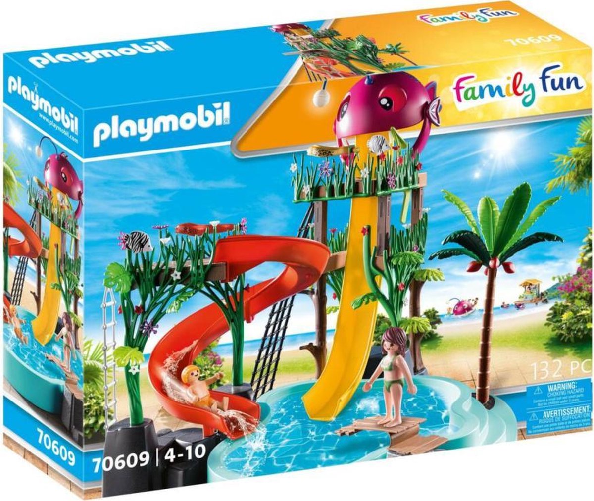 Playmobil Family Fun Waterpark met glijbanen (70609)