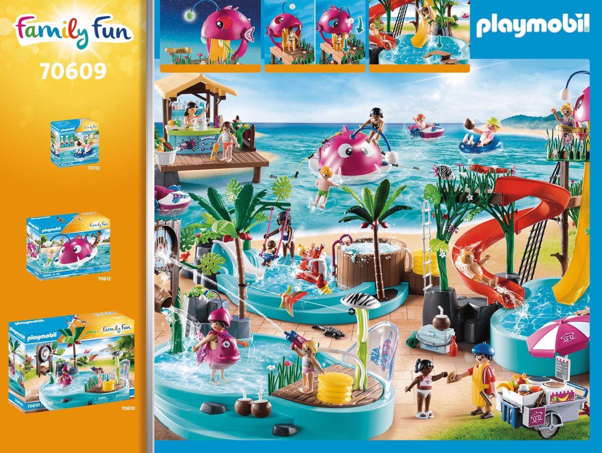 Playmobil Family Fun Waterpark met glijbanen (70609)